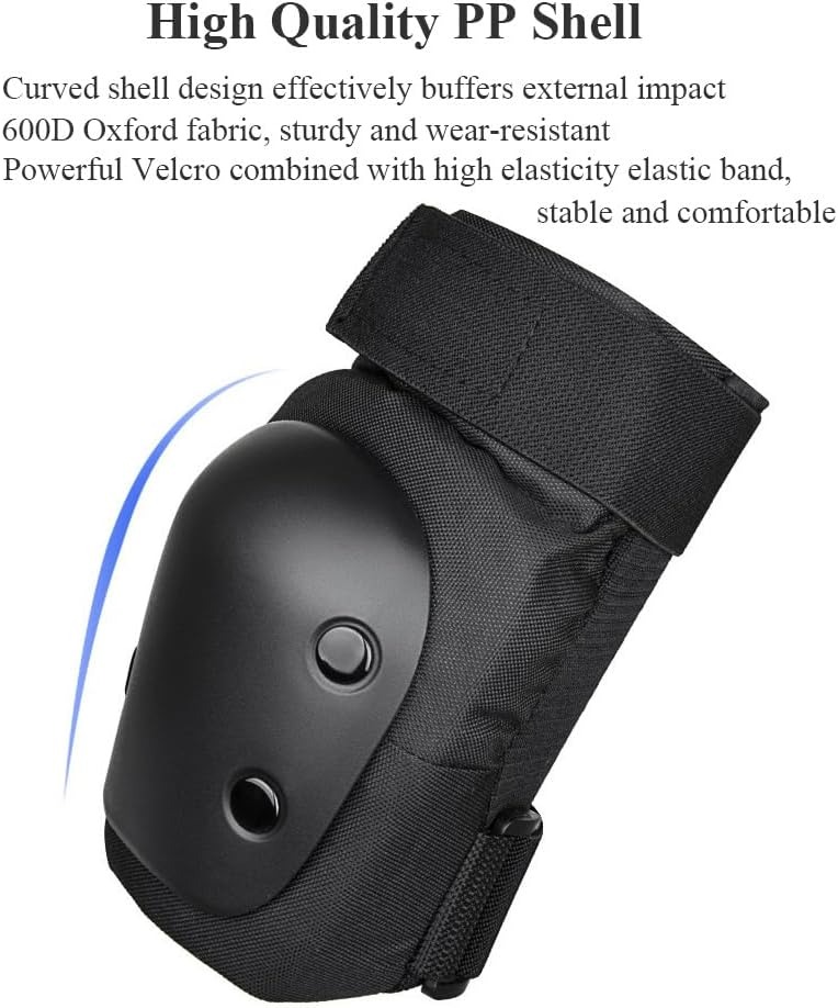ชุดอุปกรณ์ป้องกัน 6 in 1 สำหรั - Mountain Biking Elbow Pads บทวิจารณ์และราคา