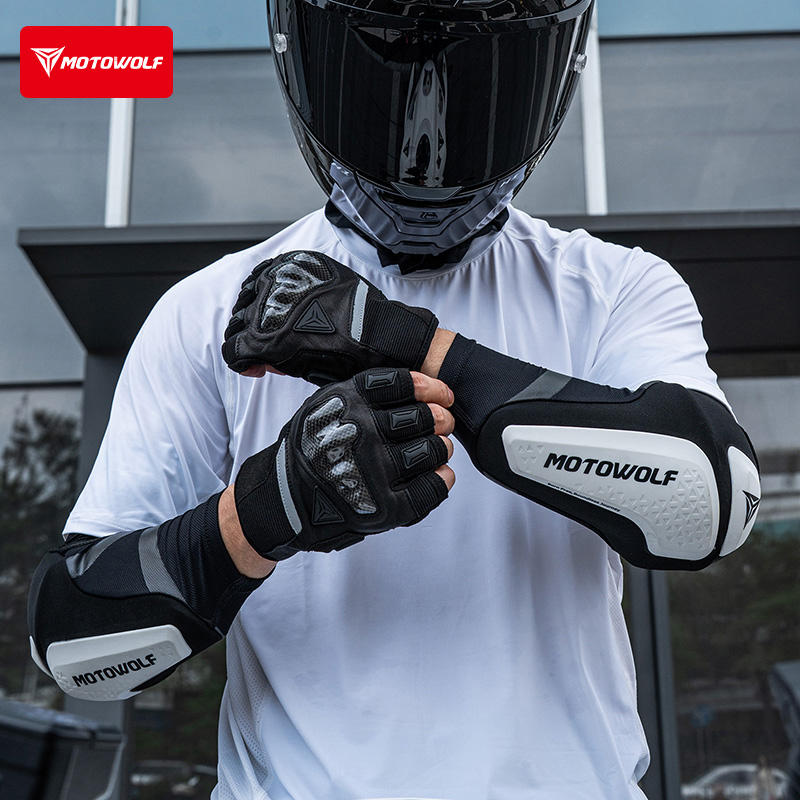 แผ่นรองข้อศอกมอเตอร์ไซค์แบบใหม - Mountain Biking Elbow Pads บทวิจารณ์และราคา